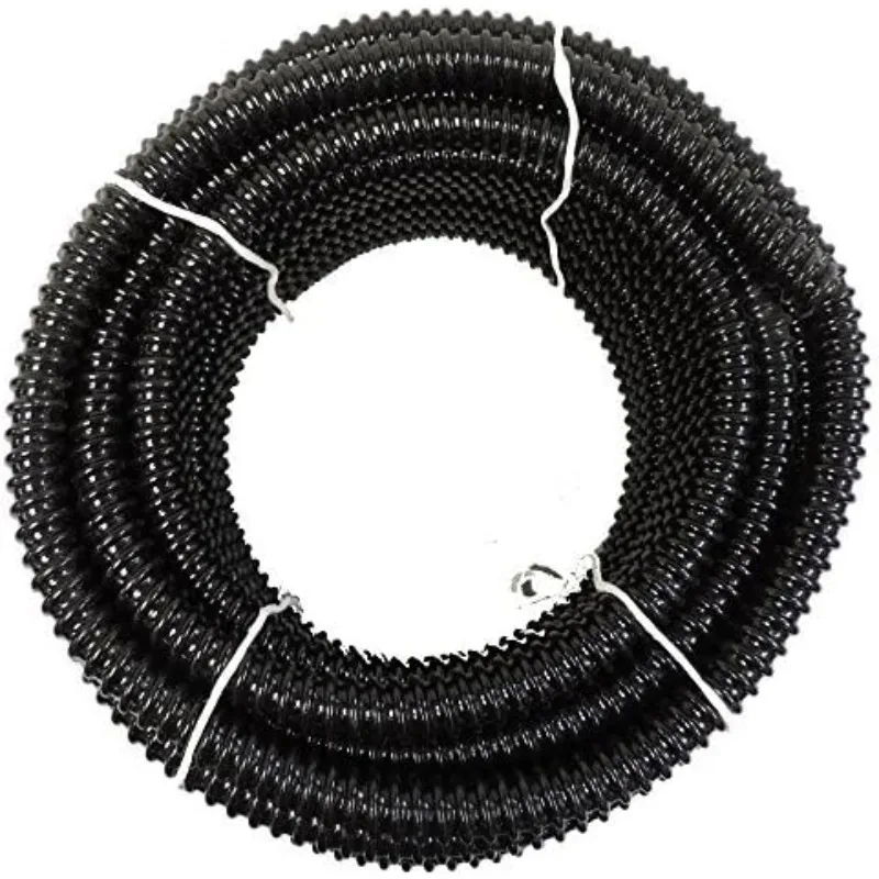 

hydromaxx 2" x 100' Non Kink, Corrugated Flexible PVC Water Garden Pond Hose and Tubing - UL/US Size