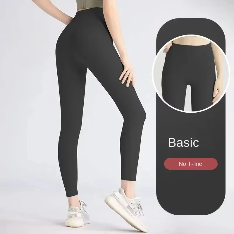 

S-3XL Брюки для йоги Леггинсы для спортзала Женщины Девушка Фитнес Мягкие колготки с высокой талией Эластичные дышащие спортивные штаны без Т-образной линии Сексуальная девушка