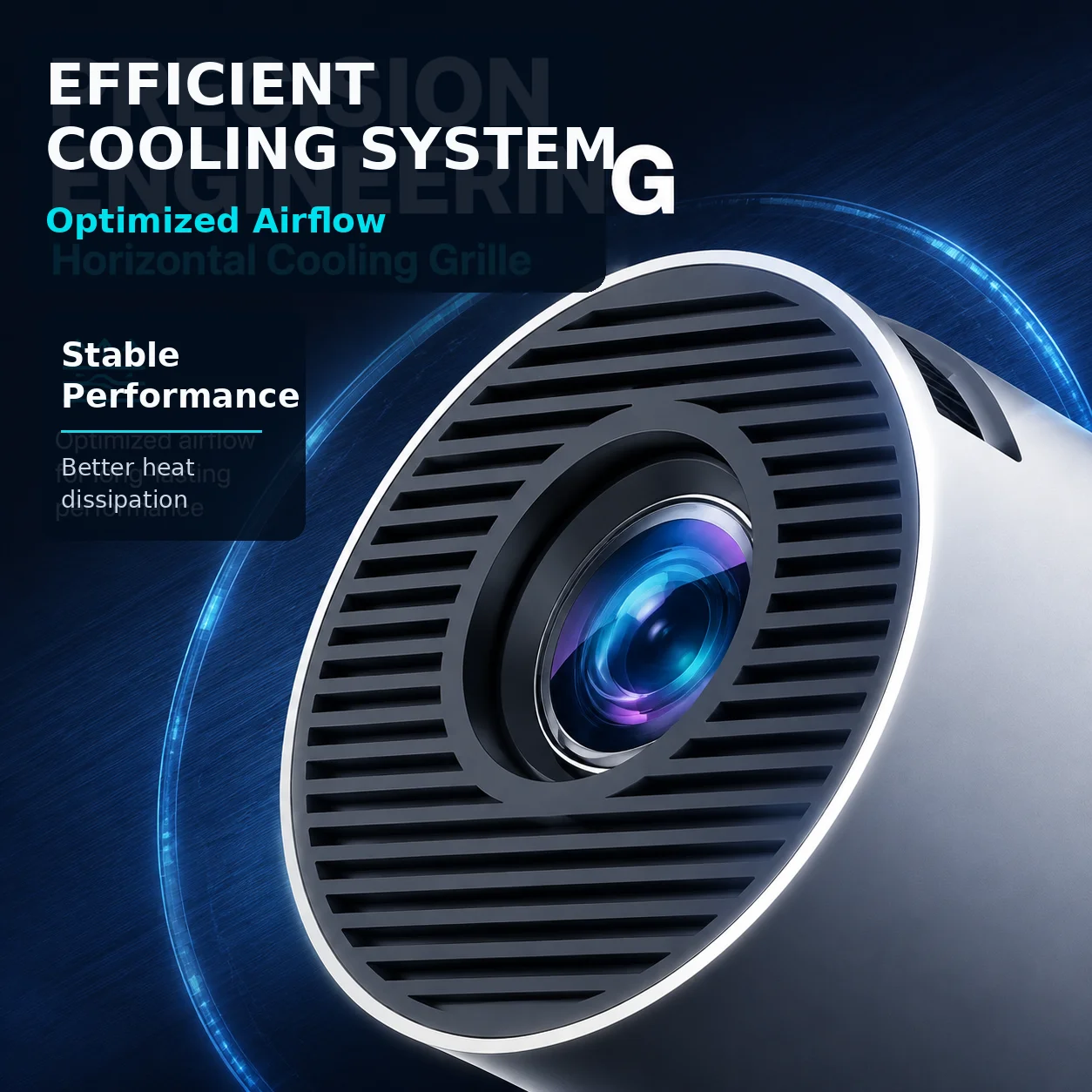 HY300 Smart Projector Native 7 - Home Cinema Compact ulasan dan harga