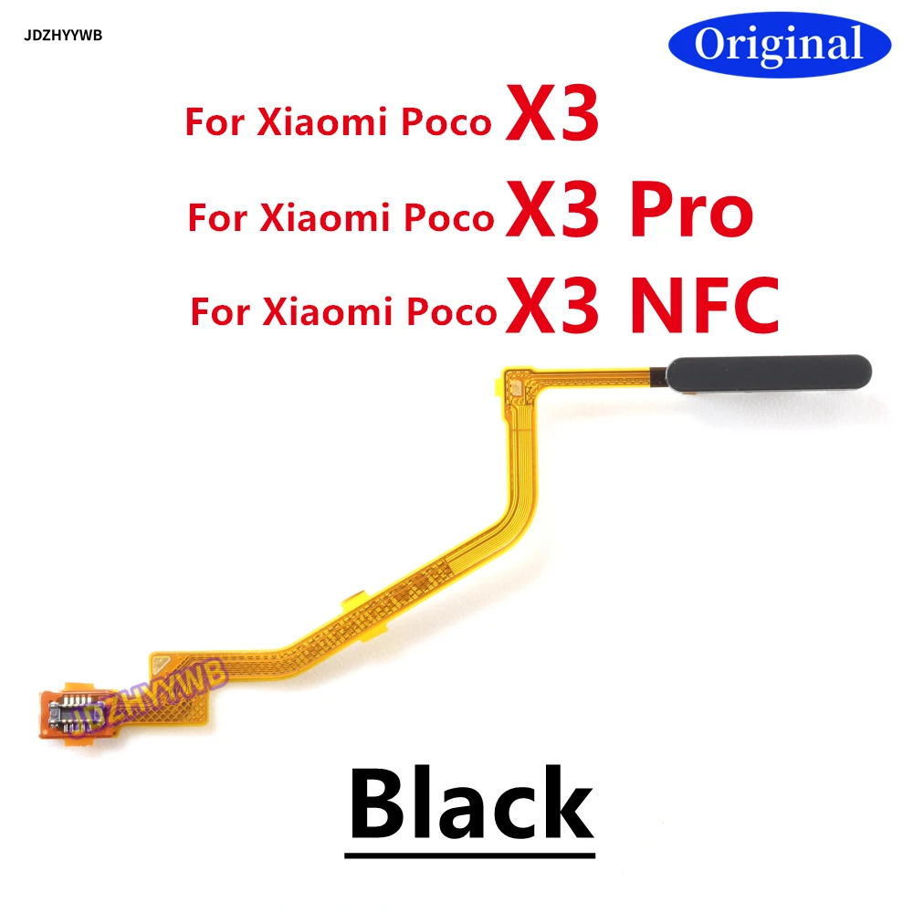 For Xiaomi Poco X3 Pro NFC GT X3GT X3NFC X3Pro Fingerprint Sensor Scanner Touch ID Connect Motherboard home button Flex