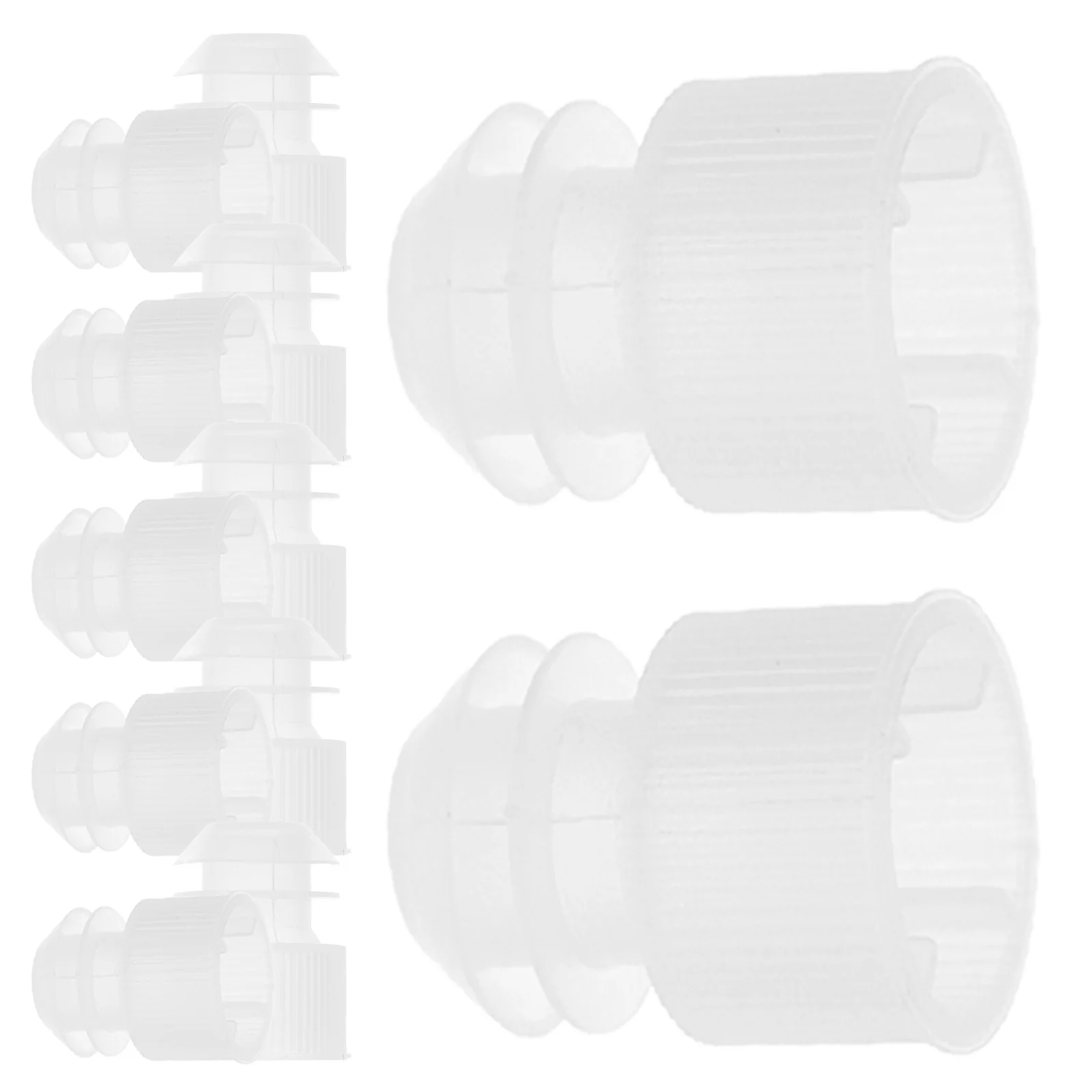 

100 Pcs Test Tube Stoppers Winged Plastic Lab Sealing Plugs Laboratory Bottle Stoppers Leakproof Experiment Use