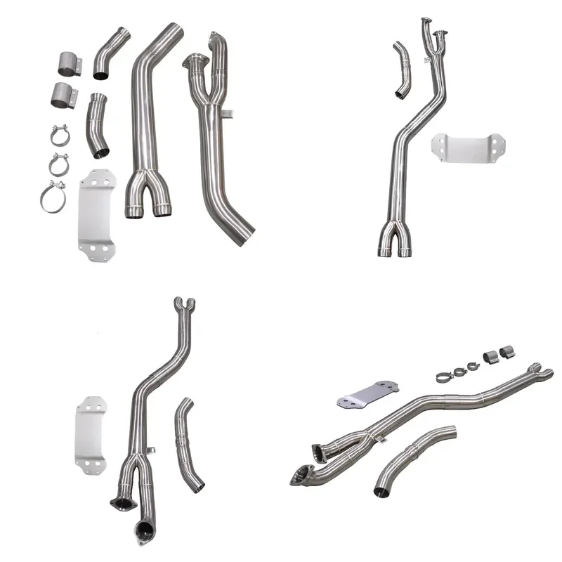For BMW G87 M2 Midpipe Exhaust System Resonated Version with Equal Length Design