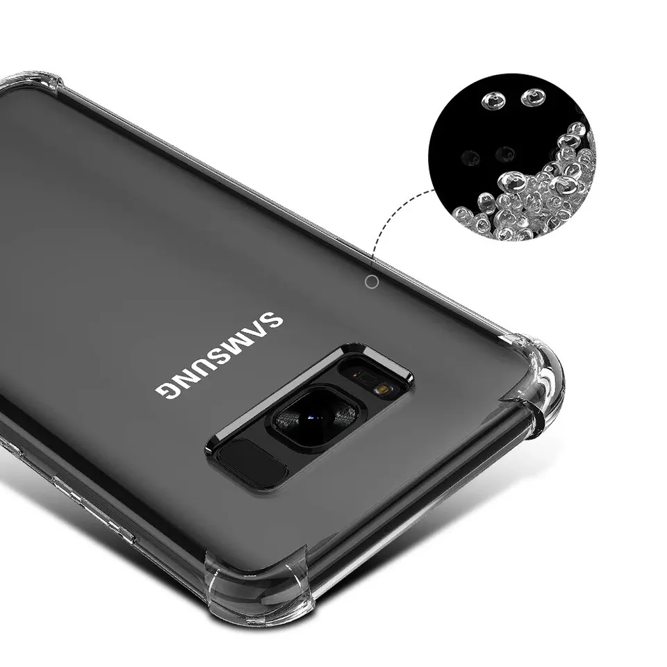 Funda gruesa a prueba de golpes para Samsung Galaxy S22 S21 S20 S23 Ultra S10 S8 S9 Plus y Samsung Note 10 9 8, cubierta de silicona 5