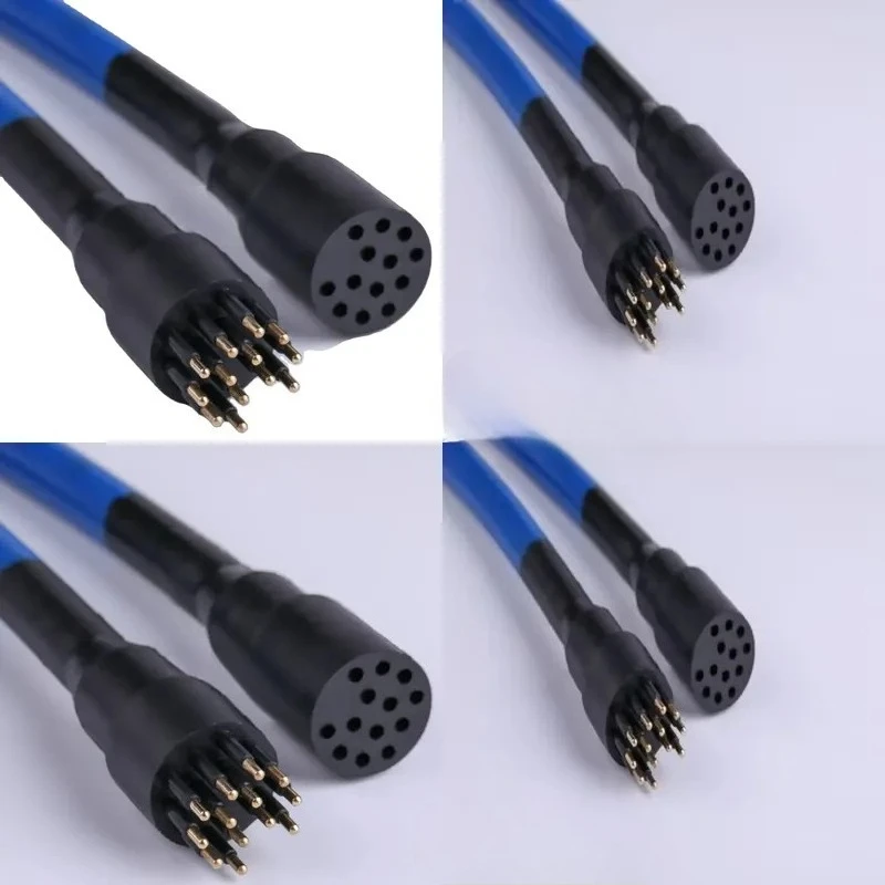 13-Pin underwater power connector waterproof waterproof socket ROV marine cable