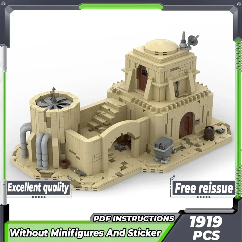 

Moc строительные кирпичи, звездная модель фильма, Battlefront 2, бытовая хижина, технология, модульные блоки, подарок, Рождественская игрушка, набор «сделай сам», сборка