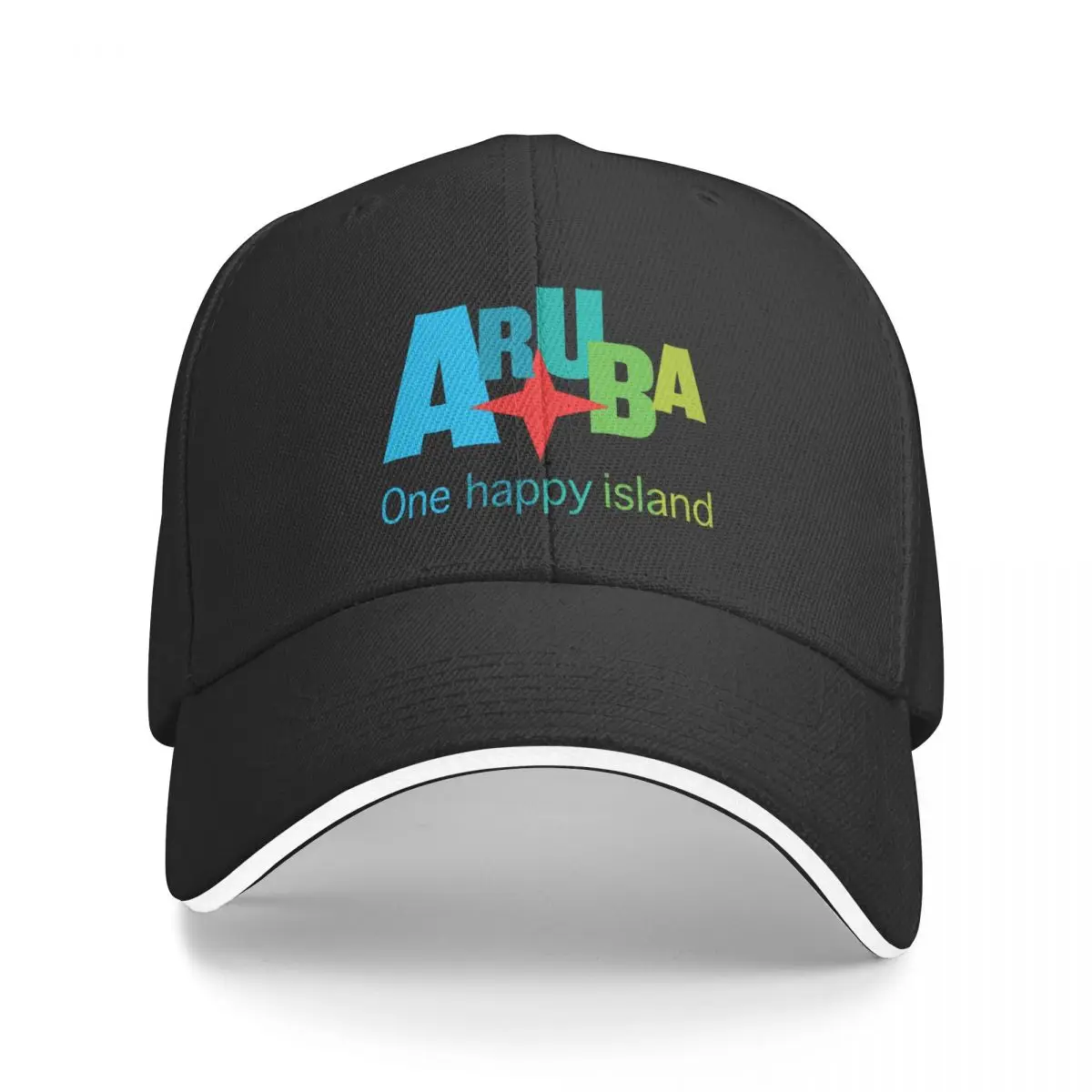 Aruba One Happy Island - all in colors. Baseball Cap Golf Luxury Man Hat Women's Golf Wear Men's