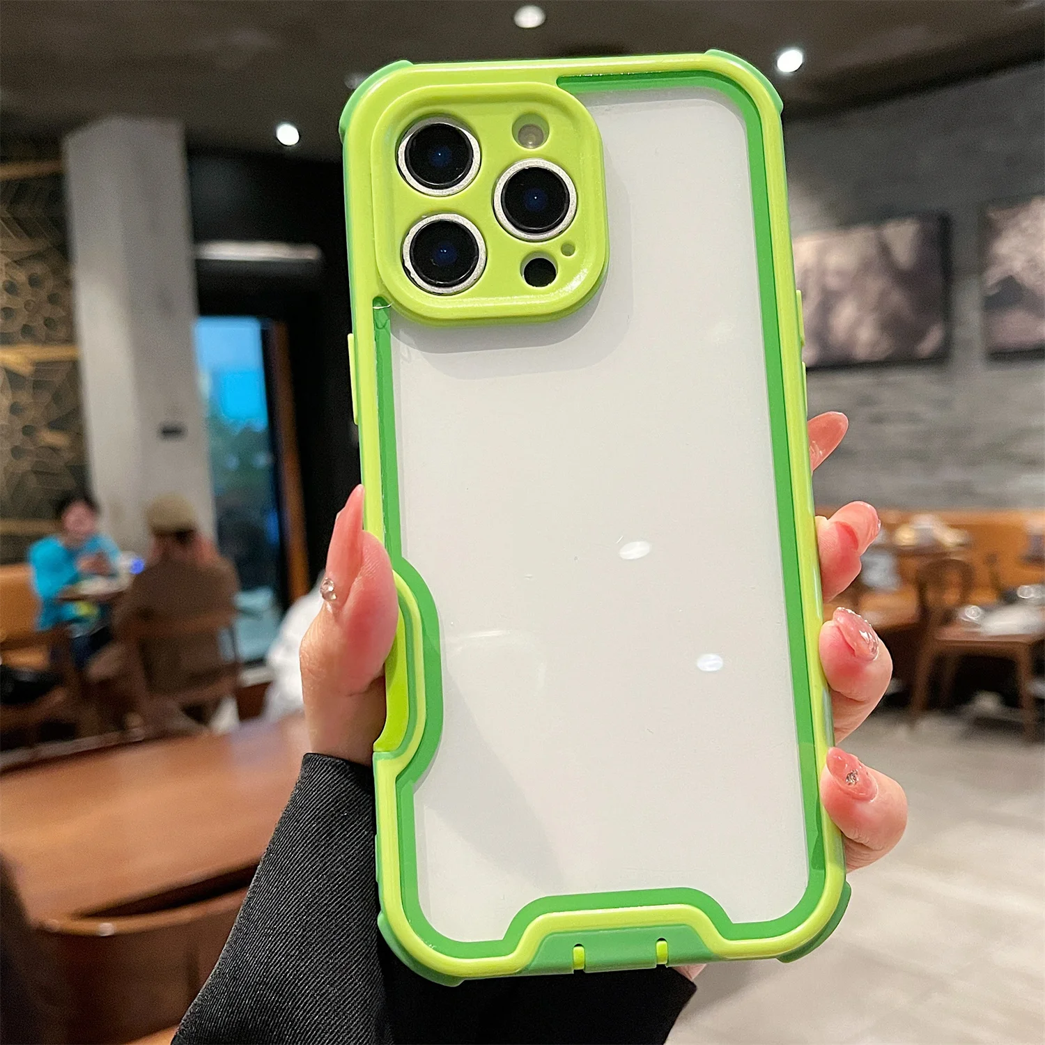 

Military Grade Airbags Protection Defender Case for iPhone 16 Pro Max 11 12 13 Pr0 14 15 16 Plus Full Lens Protection Back Cover