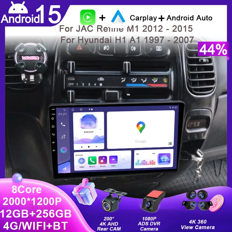 

Car Radio For JAC Refine M1 2012 - 2015 For Hyundai H1 A1 1997 - 2007 GPS Navigation A