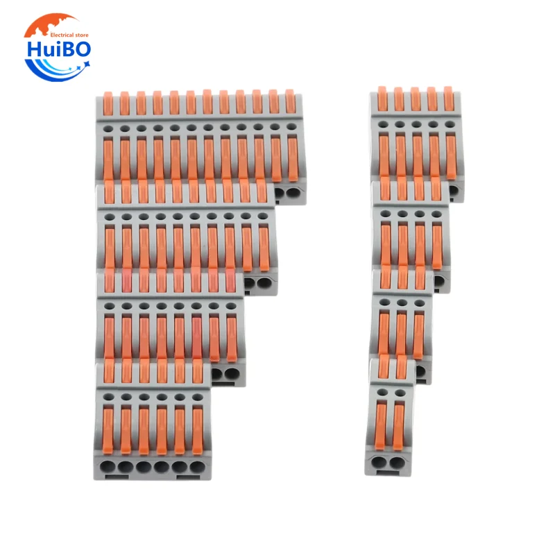 2-12P Wire Connector terminal Block Quick Wiring Connector Cable Connectors Splitter SPL 222 221 Fast Splice Push-in Terminals