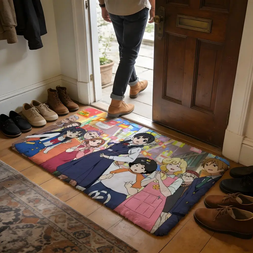 

Коврик для пола HHoshino Ai, мягкий фланелевый впитывающий коврик, нескользящий коврик для дома, спальни, ванной комнаты