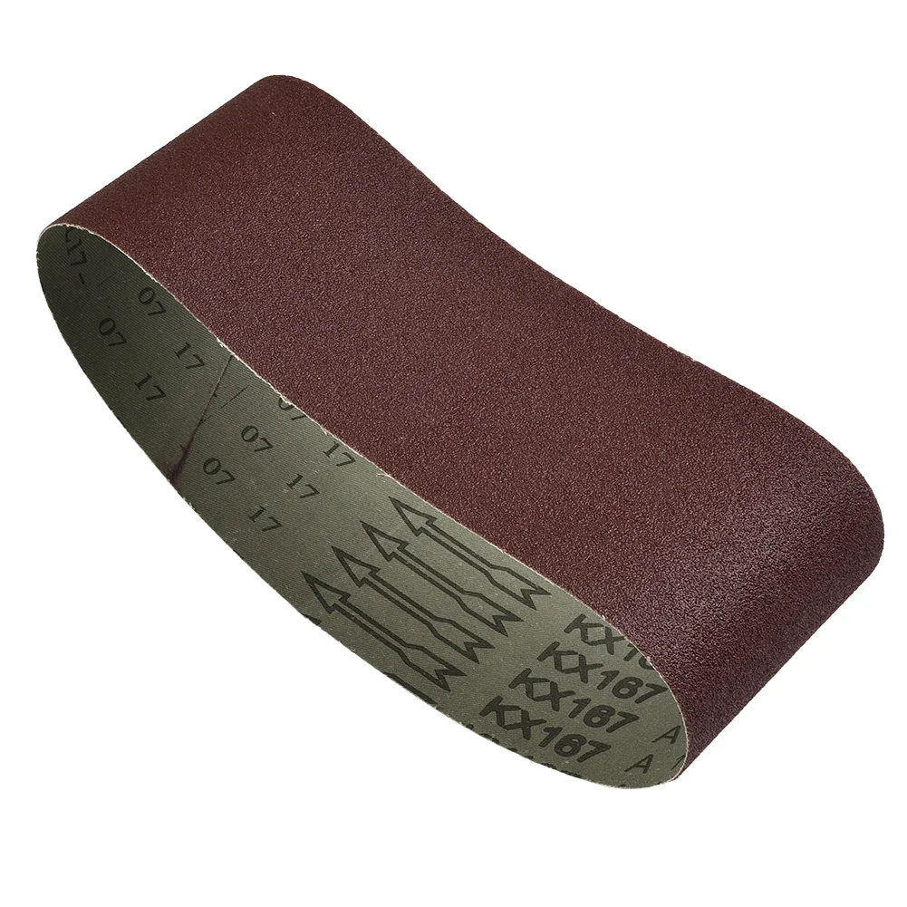 1 pz 610x100mm nastro abrasivo 80/100/120/180/240/320/400 trave per levigatrice a nastro metallo levigatura legno strumenti di lucidatura carta vetrata