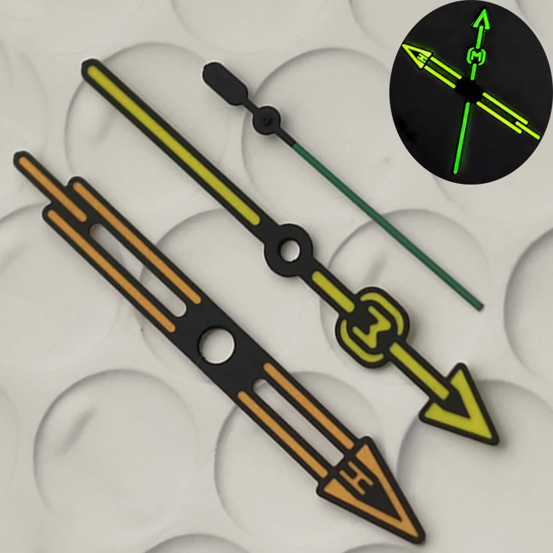 

NH35 Watch Hands Replace Green Luminous Hands for NH35 NH36 4R35 4R36 7S26 7S36 Automatic Mechanical Movement Watch Hand Kit