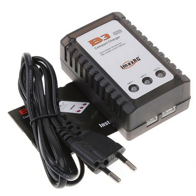 New iMax B3 imaxRC Pro Compact Charger B3AC 2S 3S 7.4V Lithium LiPo RC Battery Balance Charging Carregador Compacto Balanceador