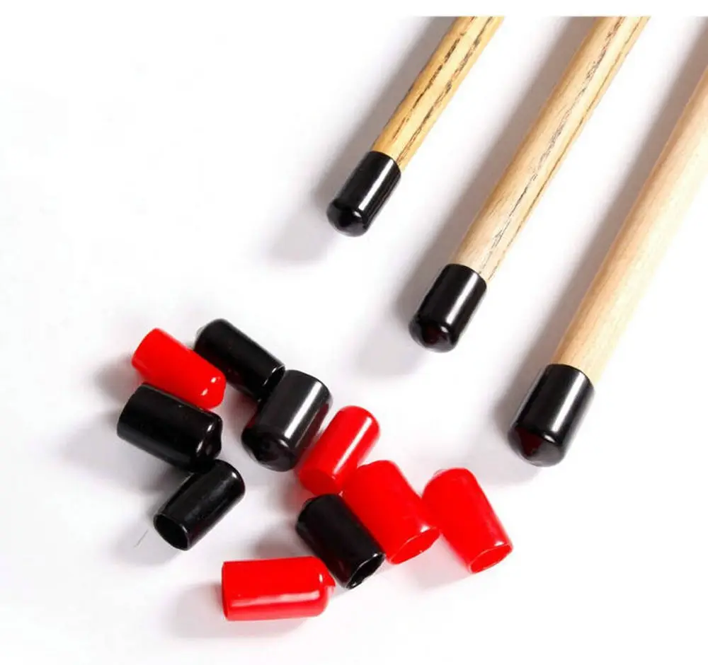 5Pcs/20Pcs/50Pcs/100Pcs Rubber Billiard Pool Cue Tip Cover Ferrule Slip-on Shockproof Protector