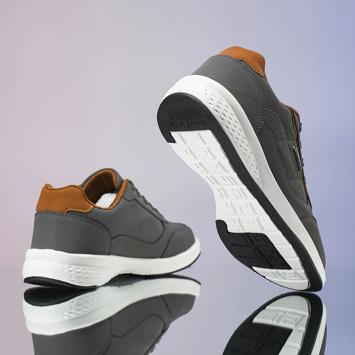 Neue atmungsaktive Lederschuhe für Herren, leichte, bequeme Herren-Sneaker, modische Schnürschuhe, Freizeitschuhe, flache Schuhe, Zapatillas Hombre – Detail 11