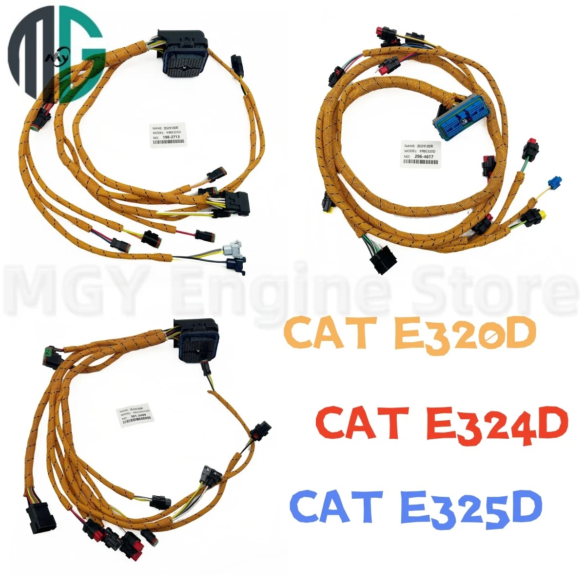 

For Caterpillar 1982713 3812499 Z 2964617 CAT E324D E325D E320D E329D E328D Engine Wiring Harness Excavator Diagnostic Tools