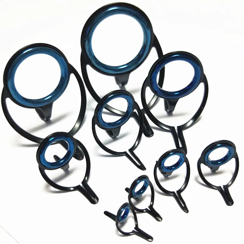 Fishing Rod Guide High Quality Stripping  guides 2 legs guides fishing rod parts repair guide NooNRoo