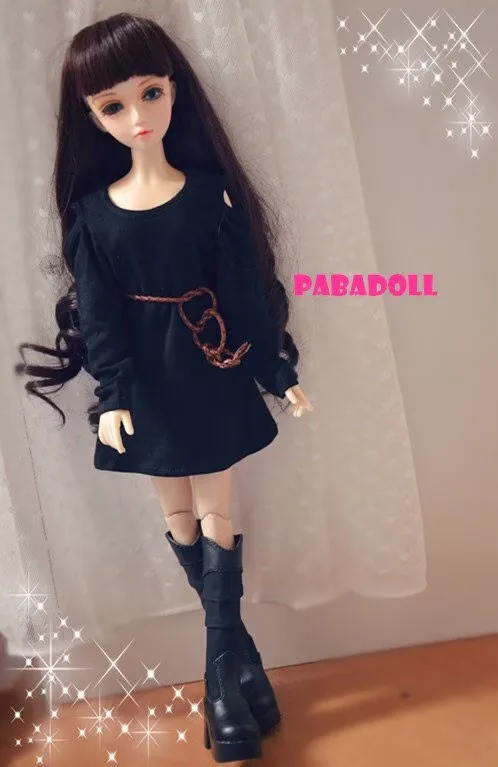 BJD Shoulder Long T Shirt for 1/4  Doll Clothes  CMB19