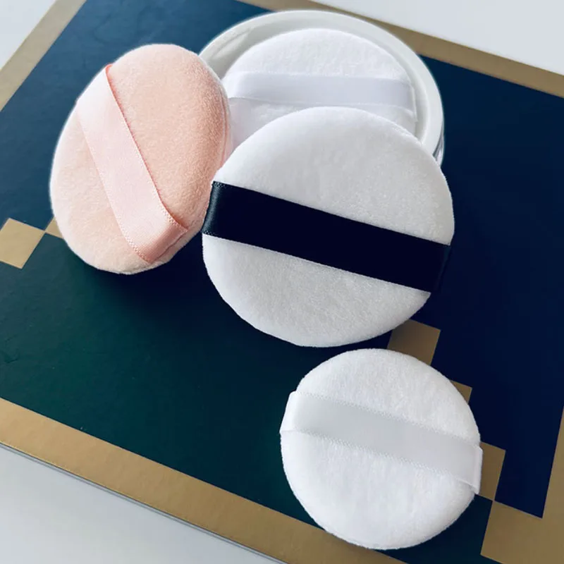 7 قطعة مسحوق مستدير محمول نفخة سوبر لينة فضفاض مسحوق التجميل نفث الوجهين الوجه ماكياج الإسفنج امرأة أدوات تجميل