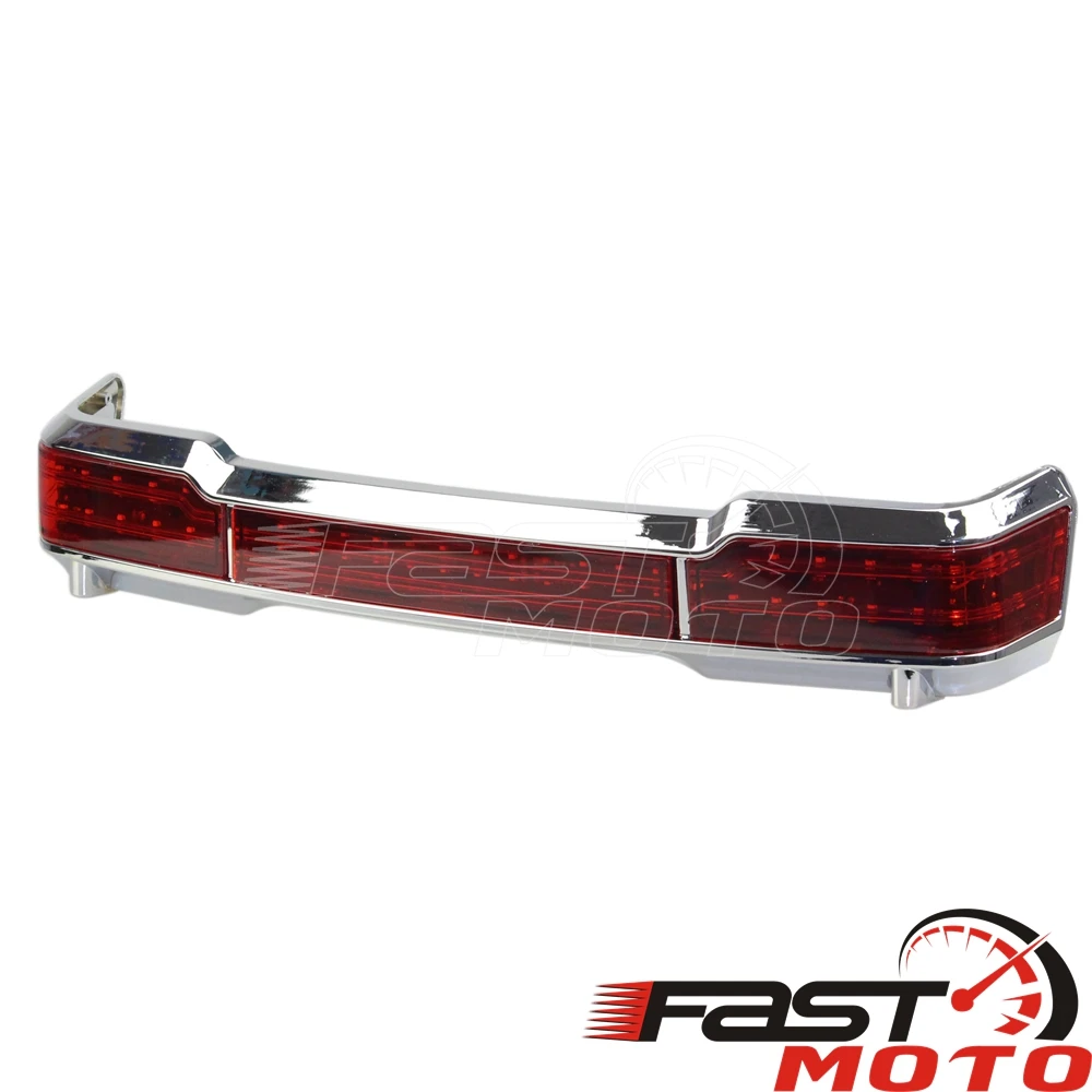 LED Tail Running Stop Brake Light For Harley Classic Ultra King Tour Trunk Pack 97-15 Classic Ultra FLHT Taiilight Tail Lights