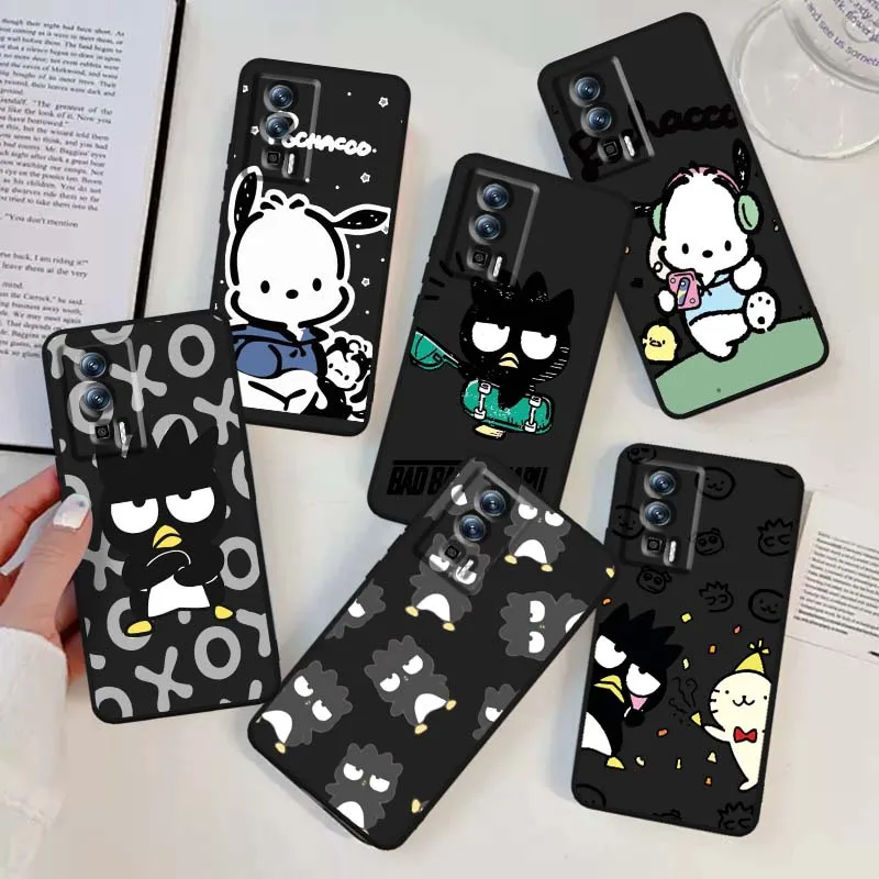 

Sanrio Bad Badtz-Maru Cartoon Phone Case For Xiaomi Redmi 12 13C 12C 13 10C 9T A2 9A 9C 7A Note 10S 8T 10 9 8 Pro 4G 5G Black