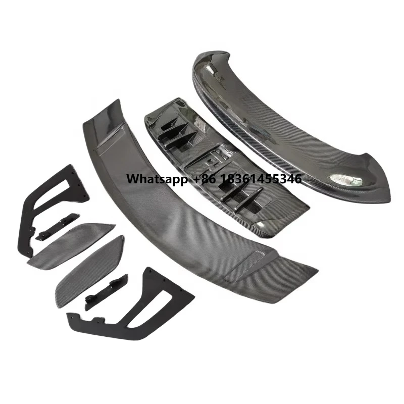 

For 992 Carrera Upgrade GT3 Style Carbon Fiber Rear Spoiler Wing for 911 992 High Quality