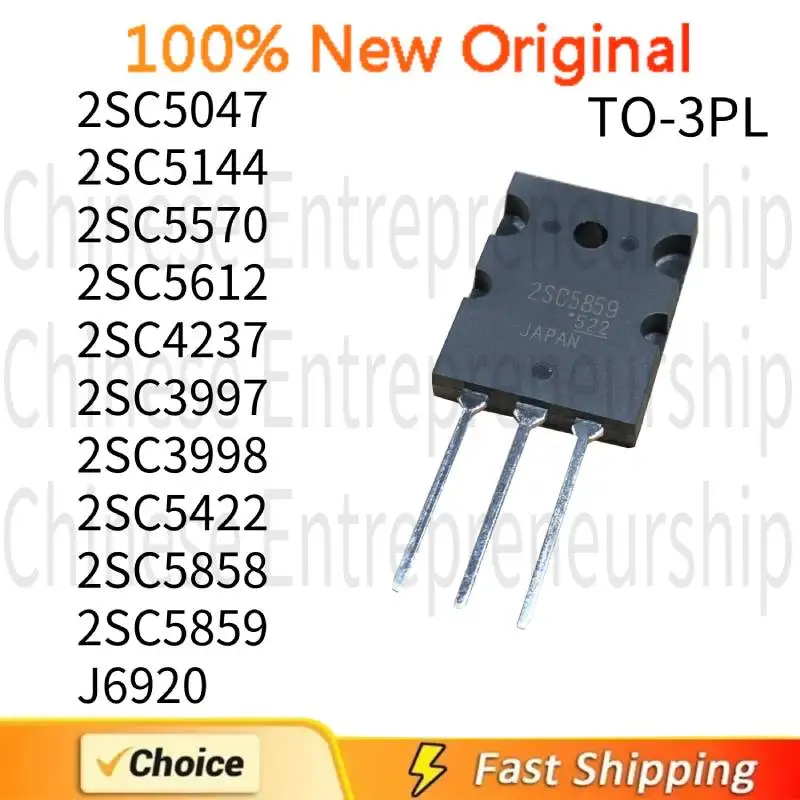 1~5 PCS TO-3PL 2SC5047 2SC5144 2SC5570 2SC5612 2SC4237 2SC3997 2SC3998 2SC5422 2SC5858 2SC5859 J6920 TO-3PL 100%Quality Original