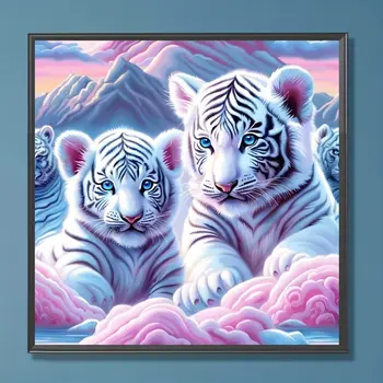 10 best sales Diamantmalerei mit weißem Tiger - №10