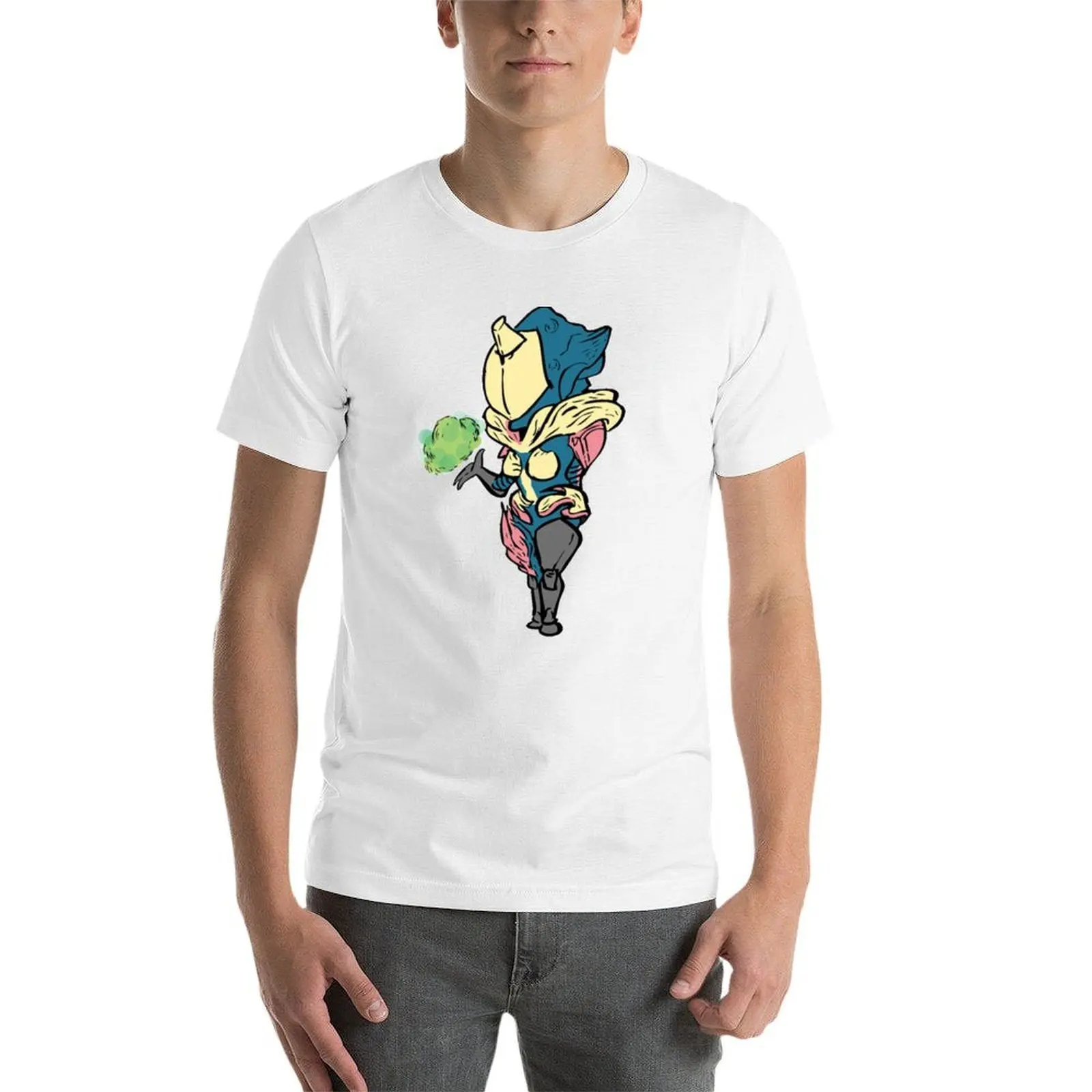 تي شيرت Saryn Warframe تي شيرت رجالي عالي الجودة ماركة فاخرة تي شيرت قطن 100% تي شيرت #4