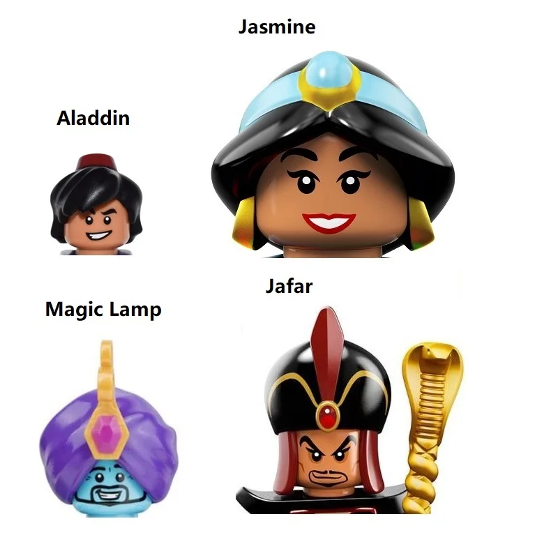 

Compatible 71024 Aladdin And His Lamp Jafar Building Blocks Mini Action Figure Toys