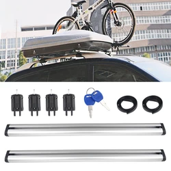 2PCS 120/130Cm Car Roof Rack Waterproof Roof basket Storage Luggage Support Universal  For SUV Roof Rack Auto Accessories