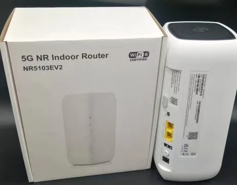 Roteador Wi-Fi Zyxel com suporte ao modo NSA e SA, desbloqueado 5G, 6 SIM, NR5103EV2, 99% Novo