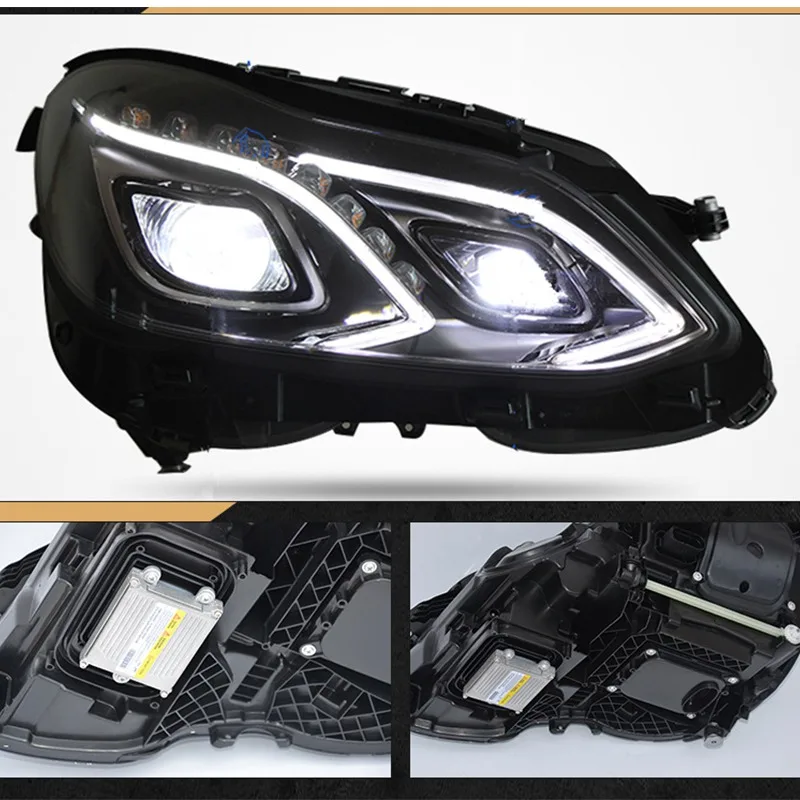 2010-2015 Car Headlight E200 E260 E300 Modified E63 W212 Mercedes-Benz Light Emitting Diode Headlight