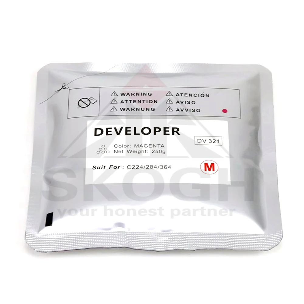 Poudre de développeur pour Konica Minolta ives hub C224 C284 C364 développeur DV321 DV-321 250 grammes