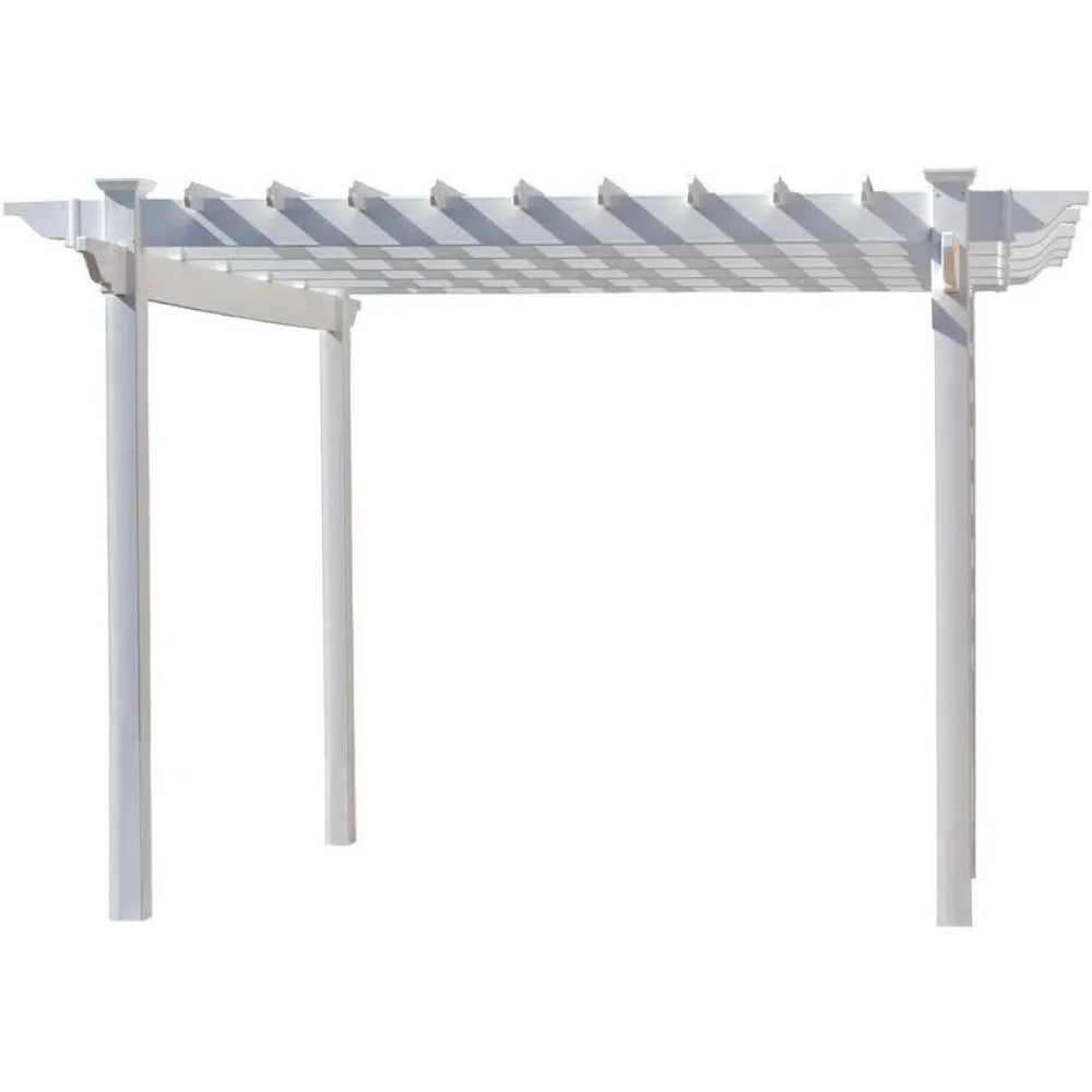 

Pergolas, Elegant Outdoor Accent, UV-Protected & Durable, Maintenance-Free Vinyl, Easy Installation with Anchors, Pergolas