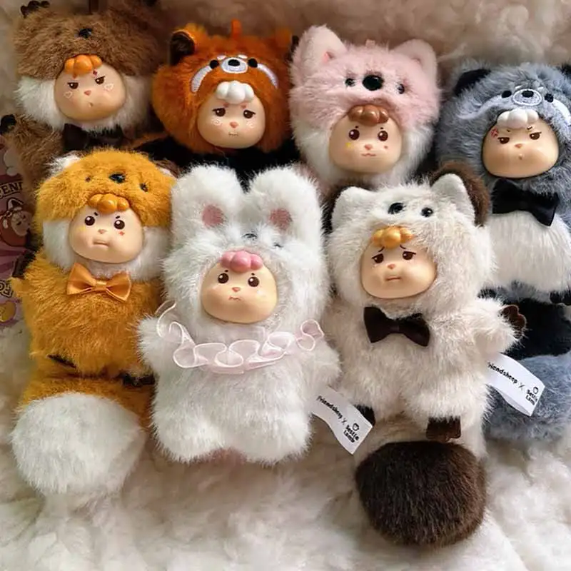 

Friendheep New Year'S Wealth Attraction Big Tail Series Blind Box Cute Backpack Mini Doll Pendant Toy Mystery Box Surprise Gifts