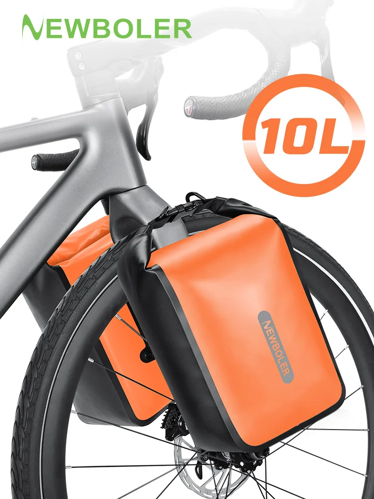AliExpress NONE NEWBOLER Quick Release Bike Fork Bag 10L Large Capacity Waterproof Hunting Bike Bag Electric Bike Bag Bicycle Accessories