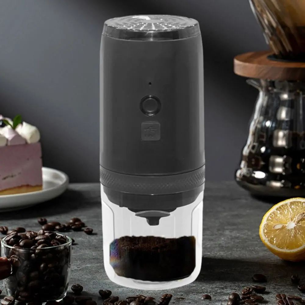 

Household Cordless Electric Coffee Maker Labor-saving Mini Coffee Grinder with Filter USB Rechargeable Coffee Bean Mill Camping