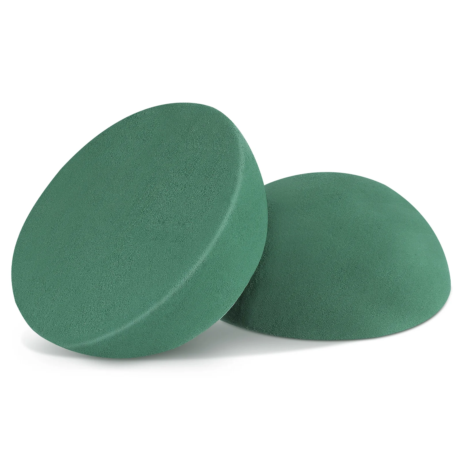 

2Pcs Floral Foam Half Balls Simulated Flowers Dry Foam Retention Round Resin Arrangement Decor Wedding Centerpiece Craft