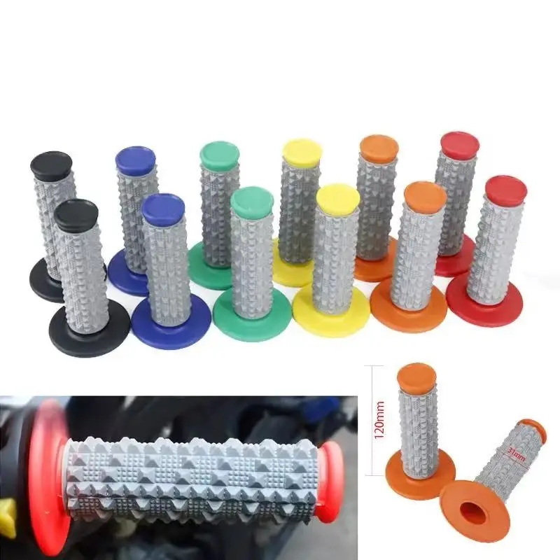 Dirt Bike 22 mm 7/8 Zoll universelle Gummi-Lenkergriffe, Gasgriffe, Lenkerabdeckungen, ENDURO MX-Lenkergriffe