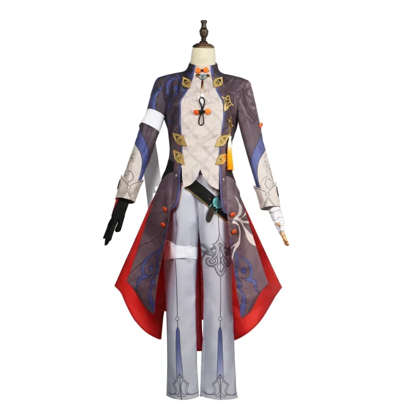 Game Uniform Blade Cosplay Kostuum Pruik Game Outfit Oorbellen Stellaron Jagers Astral Express Halloween Feest Vrouwen Mannen Rekwisiet