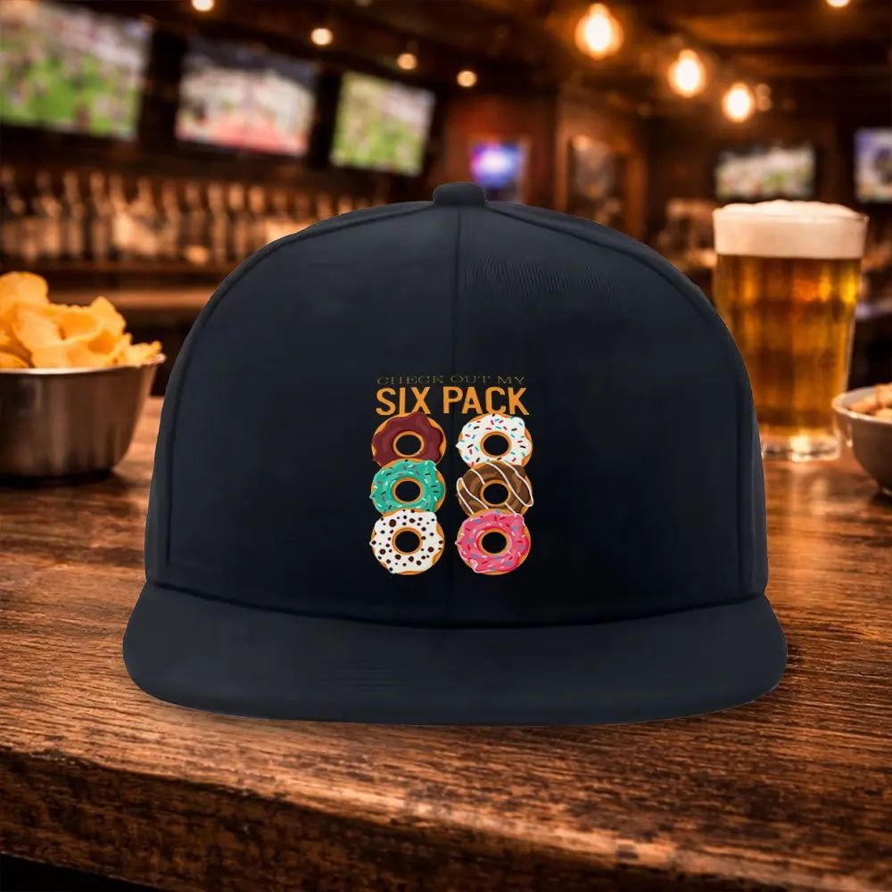 Nueva Gorra de Béisbol Hip-Hop con Visera Plana CHECK OUT MY SIX PACK - Gorra Deportiva de Moda Urbana - Gorra Hip-Hop para Parejas - Vers