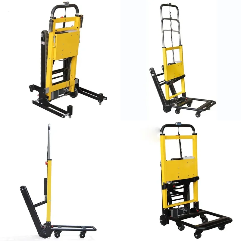 

Heavy Electric Stair Climbing Trolley for Industrial Use 200kg Capacity Four-Wheel Extended Handtruck OEM for Iron Stair
