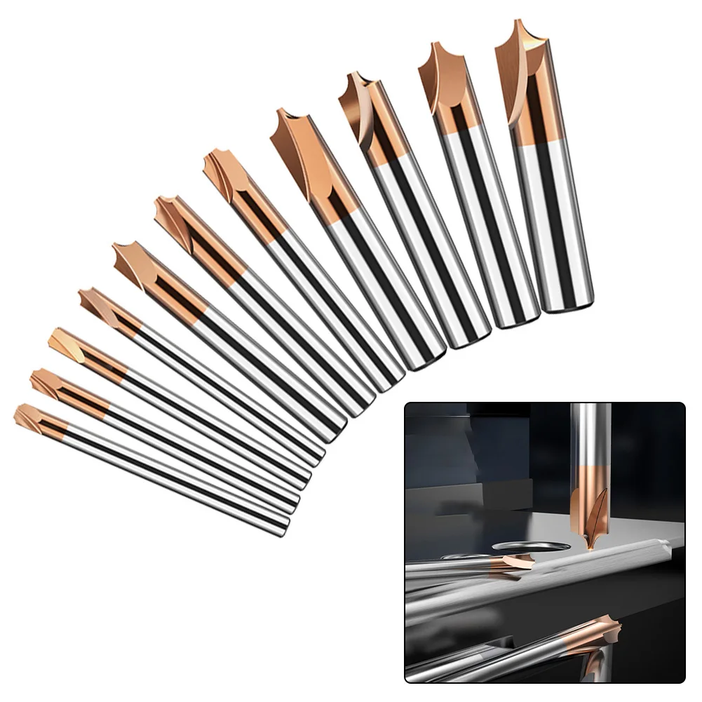 1pc 2T Corner Rounding End Milling Cutter R0.5-R6.0 TiCN Coated Carbide Router Bit For CNC Machine Milling Tools Metal Cutter