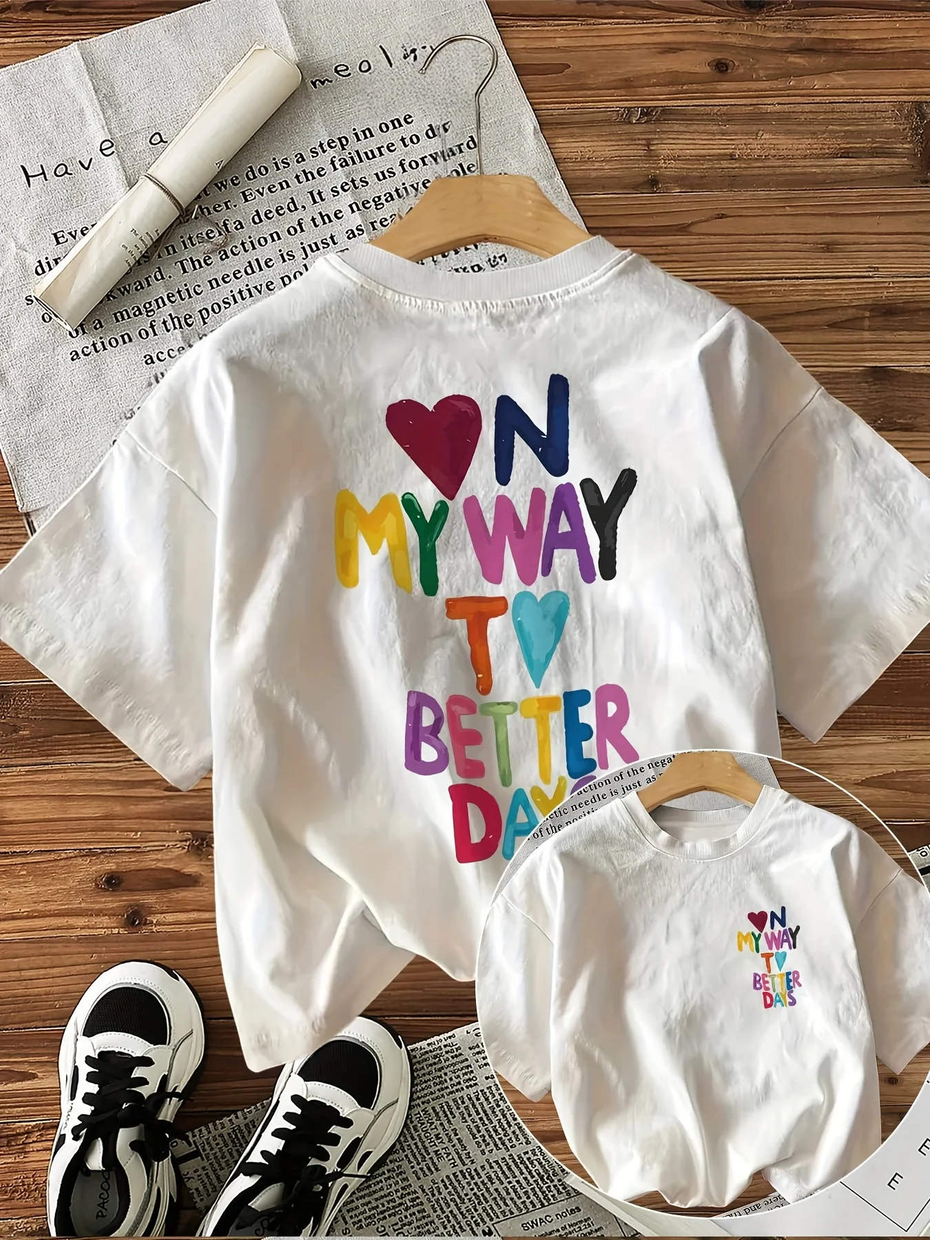 100% Cotton Short Sleeve Crew Neck T-Shirt 