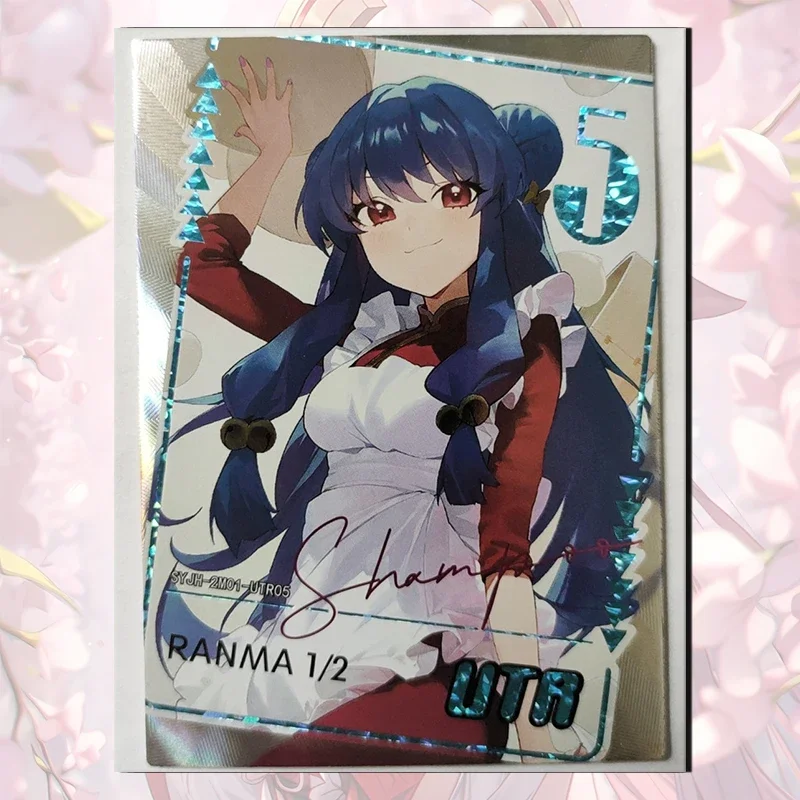 Goddess Story Water moon mirror flower UTR card Ayanami Rei Asuka Langley Soryu boy Toy collection Birthday Christmas gift