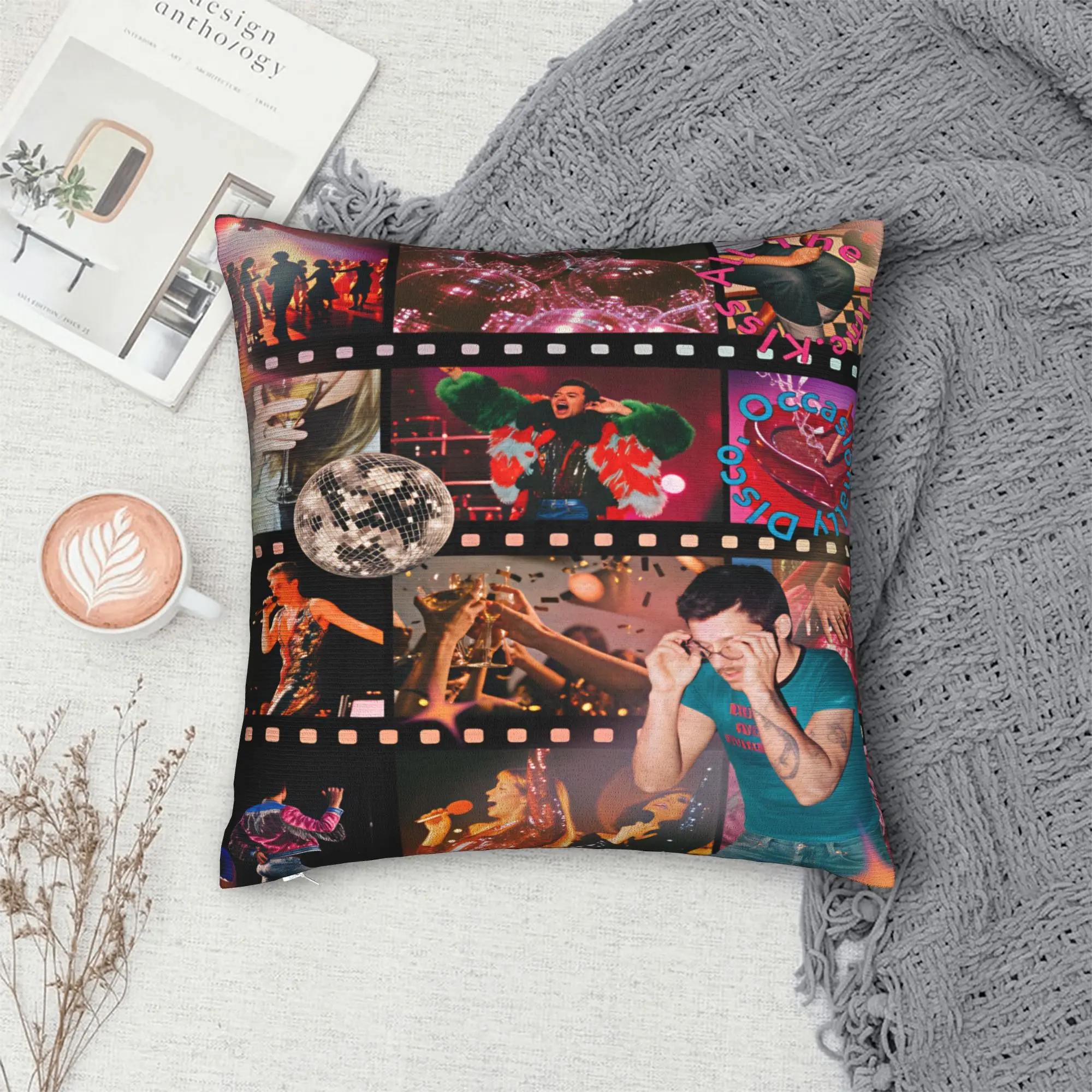 Harrys S-Styles Kiss Al the Time Pillowcases  Fashion Pillow Case For Sofa Home Decoration Design Pillow Cover