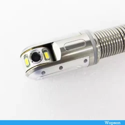 WOPSON 28*232mm High Definition 360 Rotating Camera Head For Pipe Inspection Camera 12PCS highlight LEDS (white) adjustable