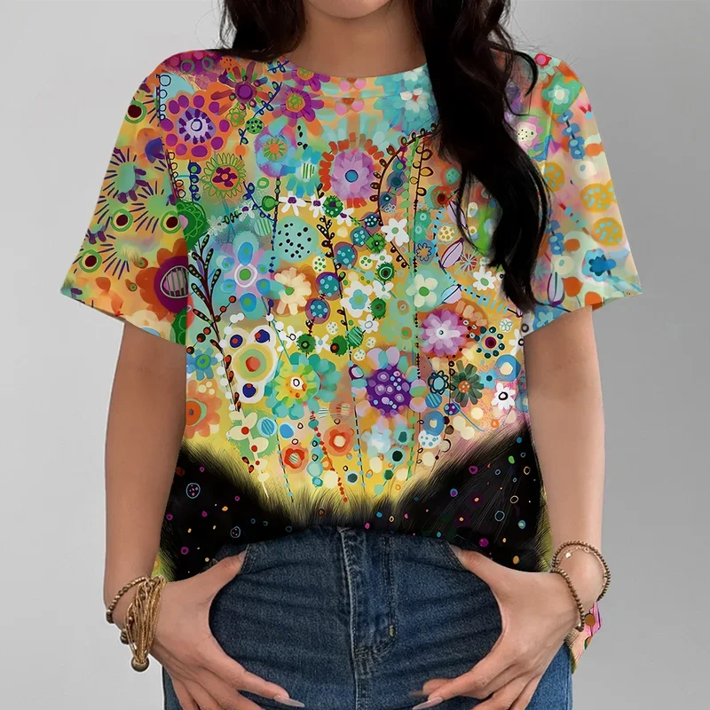 

Женская футболка с загадочным эффектом дыма и звездного света, мечтательный кот, повседневная свободная черная футболка с короткими рукавами, уличная одежда большого размера Y2K