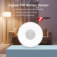 Tuya Zigbee Remote Control WIFI 360 Degree Ceiling PIR Detector For Home Security Alarm System Wide Angle Motion Sensor